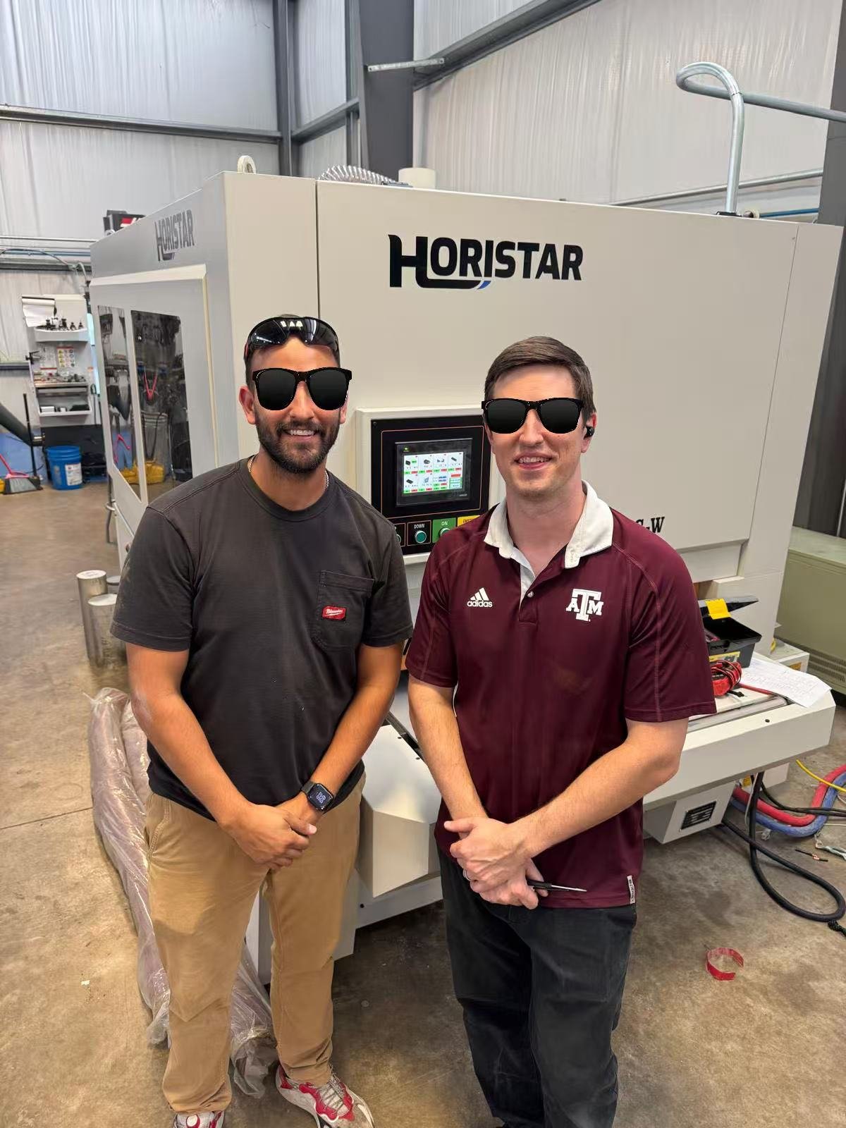 Customer with HORISTAR Machine