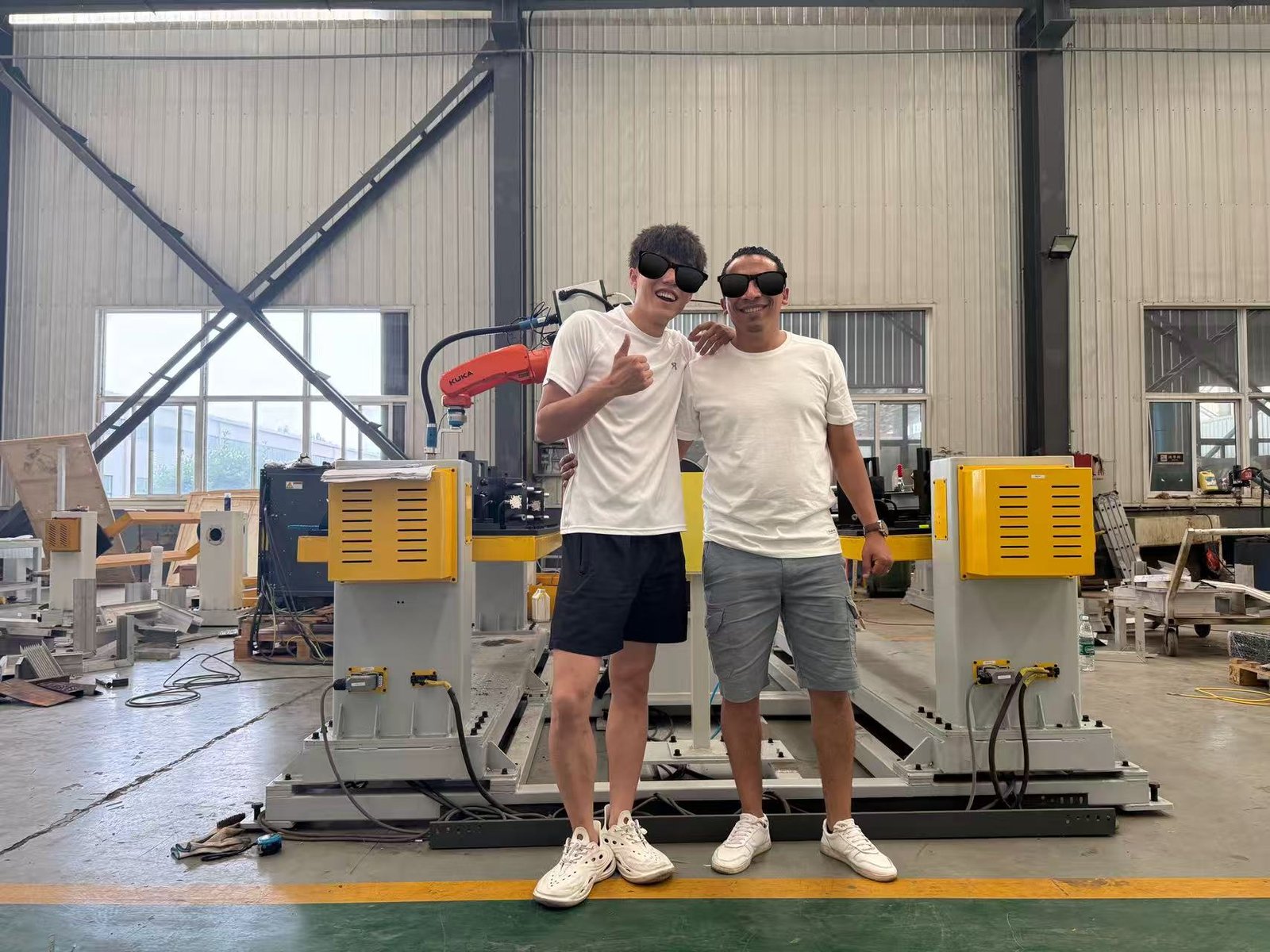 Satisfied Customer with HORISTAR Machine