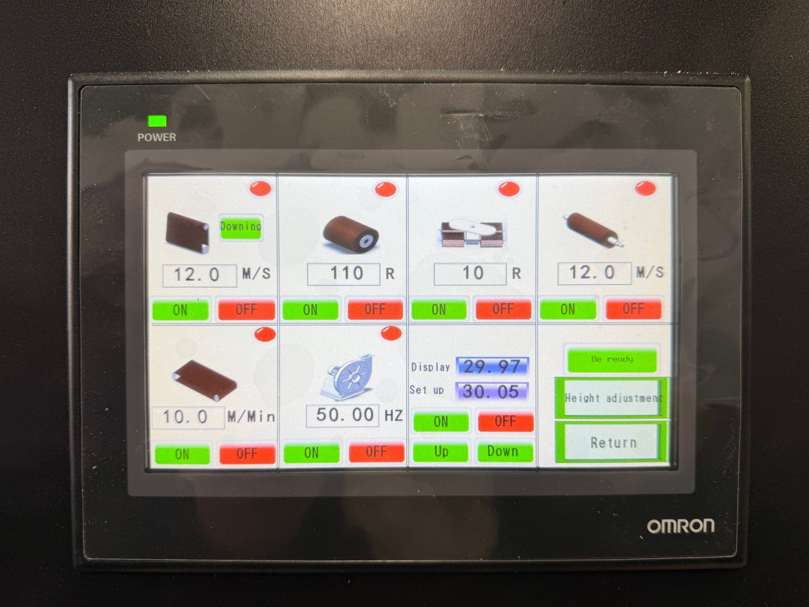 PLC Touch-Screen CNC Control System