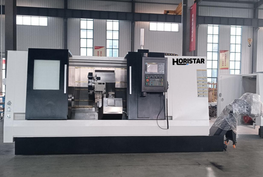 CNC lathe turning stainless shaft